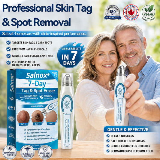 Salnox® 7-𝐷𝑎𝑦 𝗧𝐚𝐠 & 𝗦𝗽𝐨𝐭 𝐄𝐫𝒂𝒔𝒆𝒓✅🎉(Zero Pain, Zero 𝐒𝐜𝐚𝒓𝒔 Rollerball)