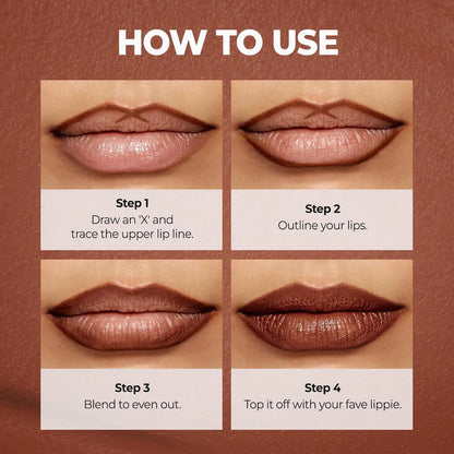 Last Day Buy 1 Get 1 Free Easy Glide Lip Liner ¡ª Creamy, Blendable Color with Smooth Application, Summervibes